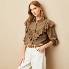 UNIVERSITY CLUB - Camisa Mujer Manga larga