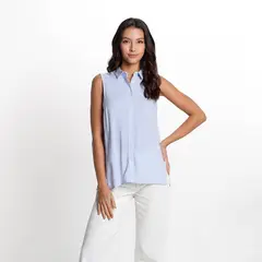 UNIVERSITY CLUB - Blusa Mujer con Puntos Sin mangas