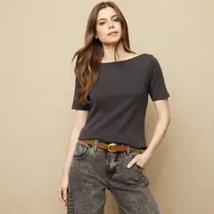 UNIVERSITY CLUB - Camiseta Mujer Manga corta de Algodón