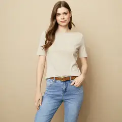 UNIVERSITY CLUB - Camiseta Mujer Manga corta de Algodón