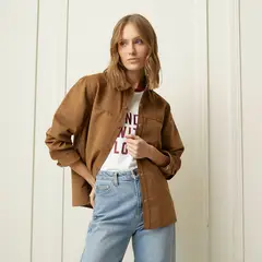 BASEMENT - Sobrecamisa Mujer