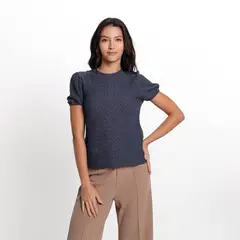 UNIVERSITY CLUB - Blusa Mujer Manga corta UClub