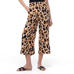 UNIVERSITY CLUB - Pantalón Culotte Mujer Tiro alto con Estampado