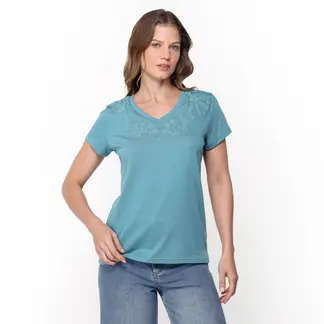 NEWPORT - Blusa Mujer Manga corta