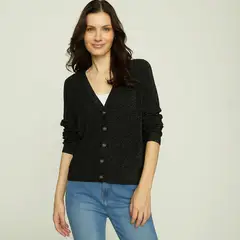 APOLOGY - Cardigan Mujer Brillante