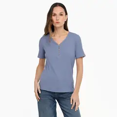 NEWPORT - Camiseta Mujer Manga corta Algodón