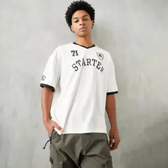 STARTER - Camiseta Hombre Manga corta con Estampado Oversized fit
