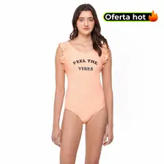 ELV - Vestido de baño Niña con Estampado