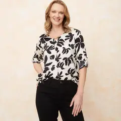 SOUTHLAND - Blusa Mujer con Estampado Manga larga