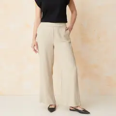 SOUTHLAND - Pantalón Palazzo Mujer Tiro medio