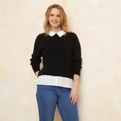 SOUTHLAND - Saco Mujer Tejido Regular fit