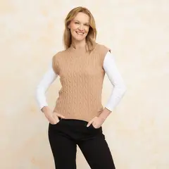 SOUTHLAND - Chaleco Mujer Tejido Regular fit