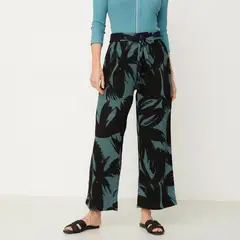 NEWPORT - Pantalón Flare Mujer Tiro alto con Estampado