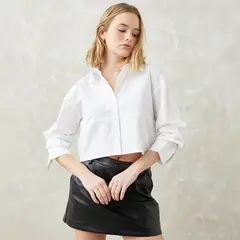 SYBILLA - Blusa Mujer Manga larga de Algodón