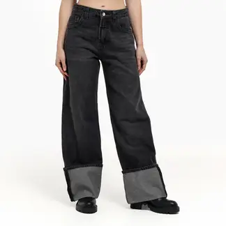SYBILLA - Jean Wide leg Mujer Tiro alto