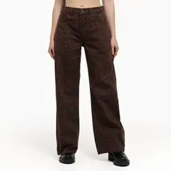 SYBILLA - Jean Wide leg Mujer Tiro alto