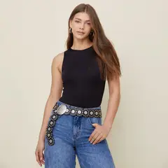 SYBILLA - Body Mujer Sin mangas