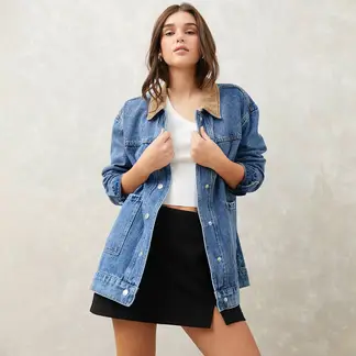 SYBILLA - Chaqueta de jean Mujer