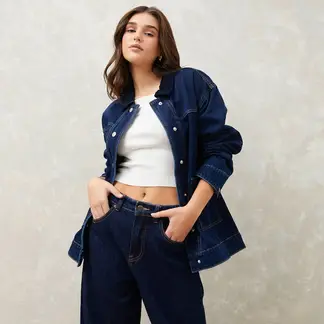 SYBILLA - Chaqueta de jean Mujer