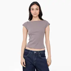 SYBILLA - Camiseta Mujer Manga corta de Algodón