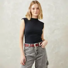 SYBILLA - Body Mujer Sin mangas Slim fit
