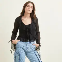SYBILLA - Blusa Mujer Manga larga