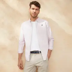 CASCAIS - Camisa Hombre de Rayas Manga larga de Algodón Cascais.