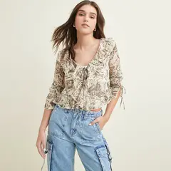 SYBILLA - Blusa Mujer Manga larga