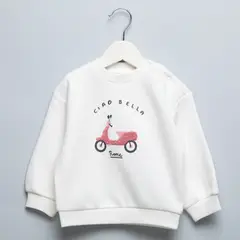 YAMP - Saco Bebé niña Con aplique Algodón