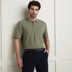 CHRISTIAN LACROIX - Camiseta polo Hombre Manga corta de Rayas Regular fit de Algodón CHRISTI LACROIX