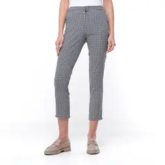 UNIVERSITY CLUB - Pantalón Recto Mujer Tiro alto