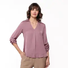 UNIVERSITY CLUB - Blusa Mujer Manga 3/4