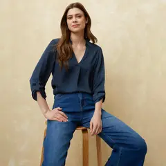 UNIVERSITY CLUB - Blusa Mujer Manga 3/4