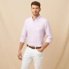 LA MARTINA - Camisa Hombre Manga larga Recto de Algodón