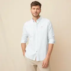 LA MARTINA - Camisa Hombre de Rayas Manga larga Recto de Algodón