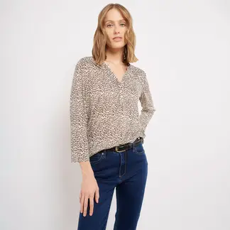 UNIVERSITY CLUB - Blusa Mujer Estampado Manga 3/4