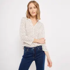 UNIVERSITY CLUB - Blusa Mujer con Estampado Manga 3/4