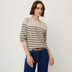 UNIVERSITY CLUB - Saco Mujer de Rayas Slim fit