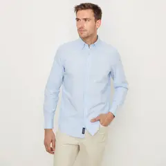 UNIVERSITY CLUB - Camisa Hombre Manga larga de Algodón