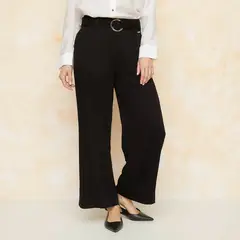 SOUTHLAND - Pantalón Palazzo Mujer Tiro alto con Estampado