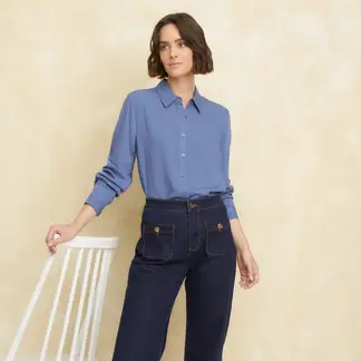 UNIVERSITY CLUB - Camisa Mujer Manga larga