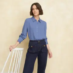 UNIVERSITY CLUB - Camisa Mujer Manga larga