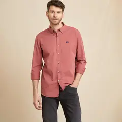 LA MARTINA - Camisa Hombre Manga larga de Algodón
