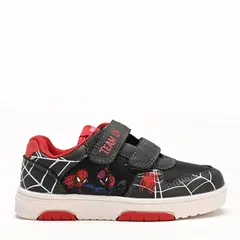 MARVEL - Tenis L Moodc I Spider Man Niño Negros