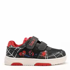 MARVEL - Tenis L Moodc K Spider Man Niño Negros