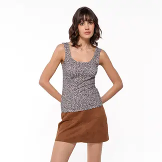 BASEMENT - Blusa Mujer Animal print Sin mangas
