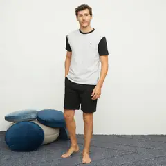 NEWPORT - Pijama Hombre Manga corta de Algodón