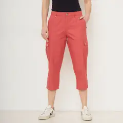 NEWPORT - Pantalón Culotte Mujer Tiro medio