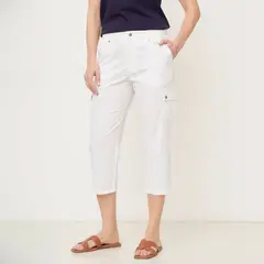 NEWPORT - Pantalón Culotte Mujer Tiro medio