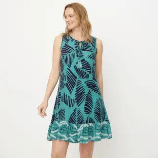 NEWPORT - Vestido Mujer Corto Casual con Estampado